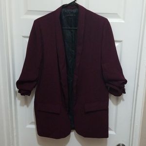 Zara Woman Burgundy blazer